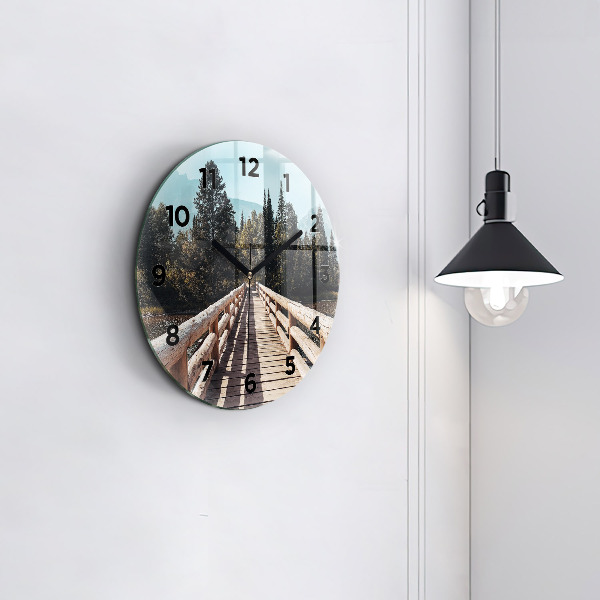 Okrúhle hodiny Hory v Yellowstone