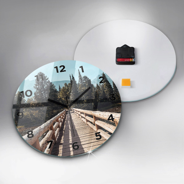 Okrúhle hodiny Hory v Yellowstone