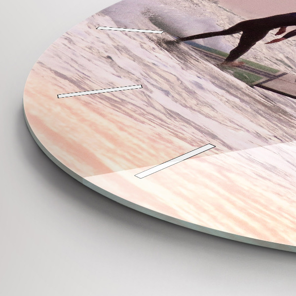 Okrúhle hodiny Surfer na Havaji