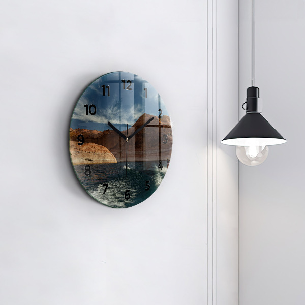 Okrúhle hodiny Osoba vodné lyžovanie