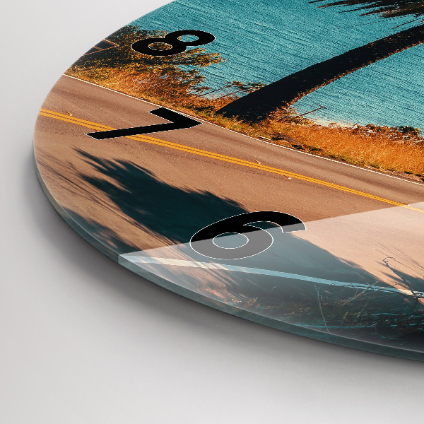 Okrúhle hodiny Palmy v Malibu