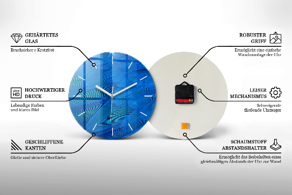 Okrúhle hodiny Plachetnica na oceáne