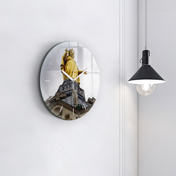 Okrúhle hodiny Socha Panny Márie v Lyone