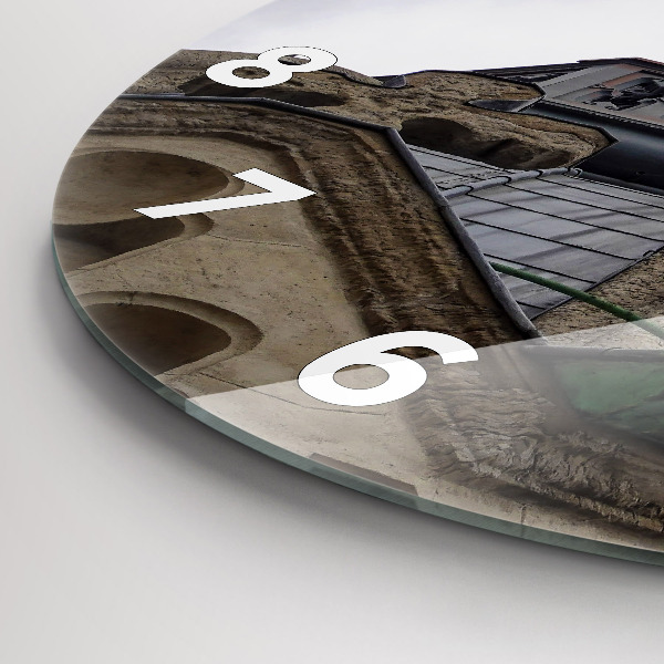 Okrúhle hodiny Socha Panny Márie v Lyone