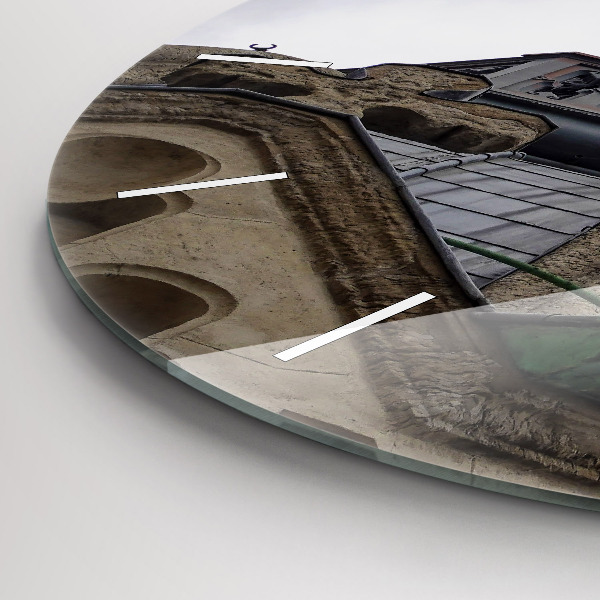 Okrúhle hodiny Socha Panny Márie v Lyone