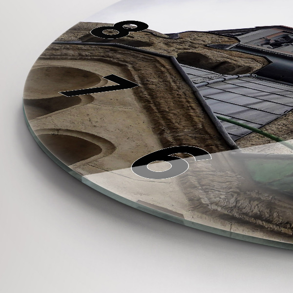 Okrúhle hodiny Socha Panny Márie v Lyone