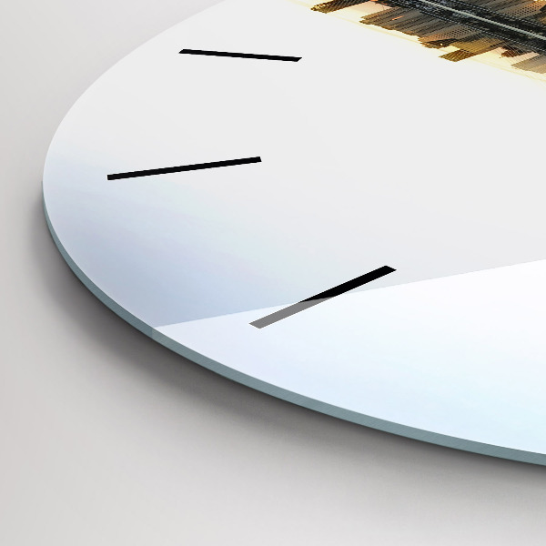 Okrúhle hodiny Mesto na rieke