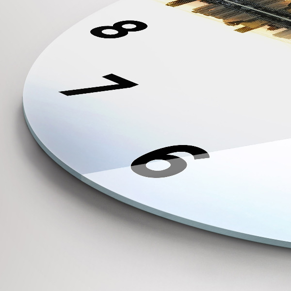 Okrúhle hodiny Mesto na rieke