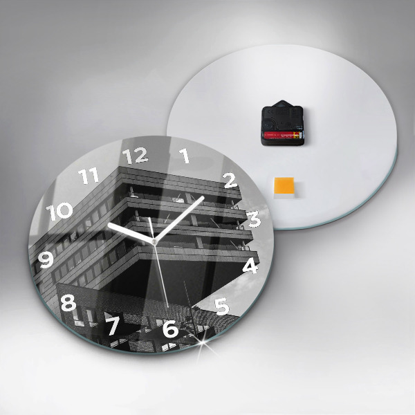 Okrúhle hodiny Architektúra v Amsterdame