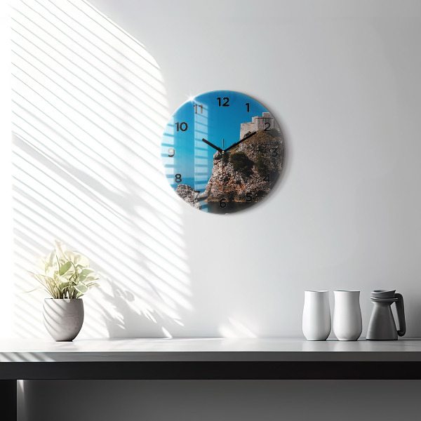 Okrúhle hodiny Útesy v Dubrovníku