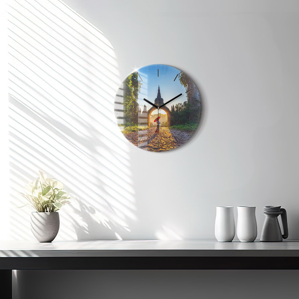 Okrúhle hodiny Surat Thani Park Thajsko