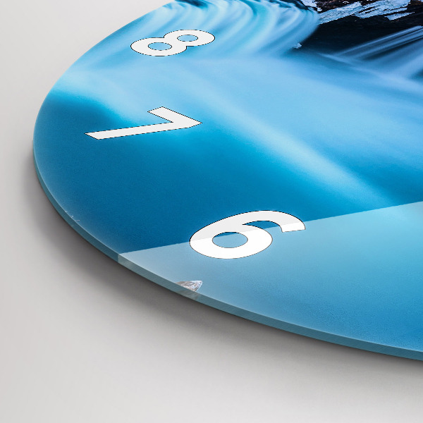 Okrúhle hodiny Vodopád Godafoss Island