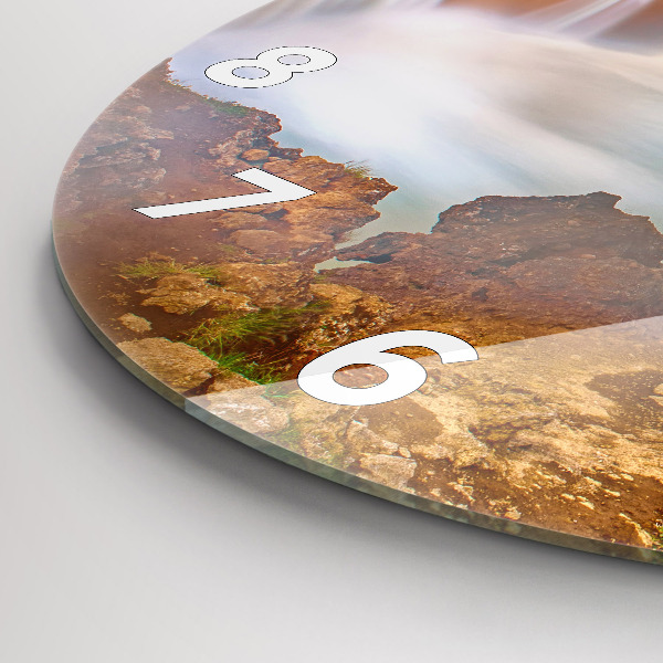 Okrúhle hodiny Godafoss na Islande