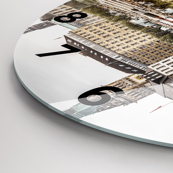 Okrúhle hodiny Rieka Hamburg Nemecko