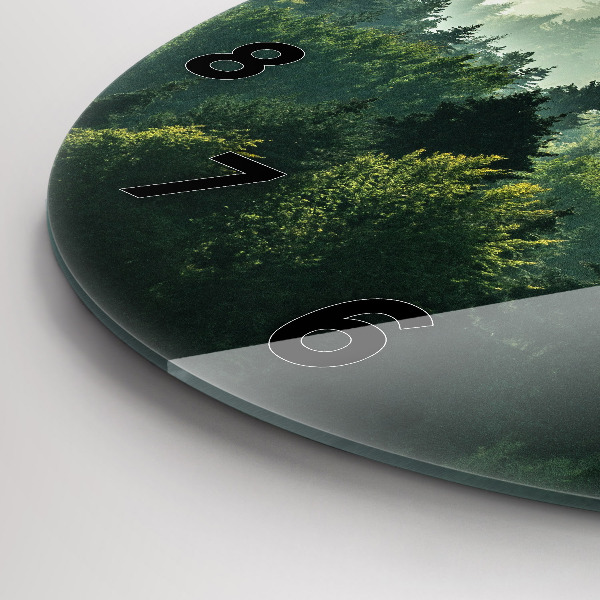 Okrúhle hodiny Východ slnka v Beskydách