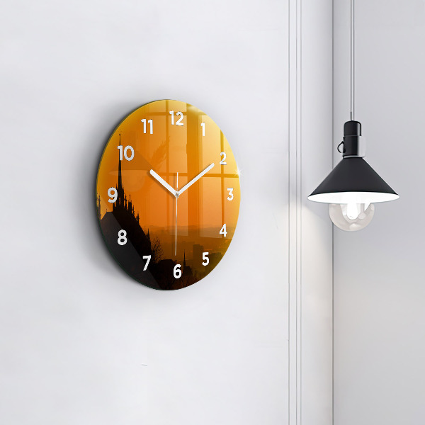 Okrúhle hodiny Pohľad na brnenskú katedrálu