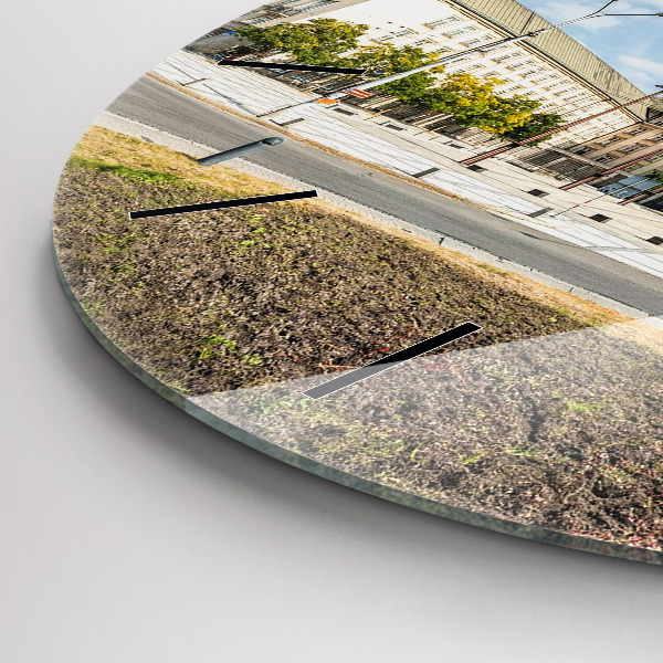 Okrúhle hodiny Panoráma mesta Ostrava