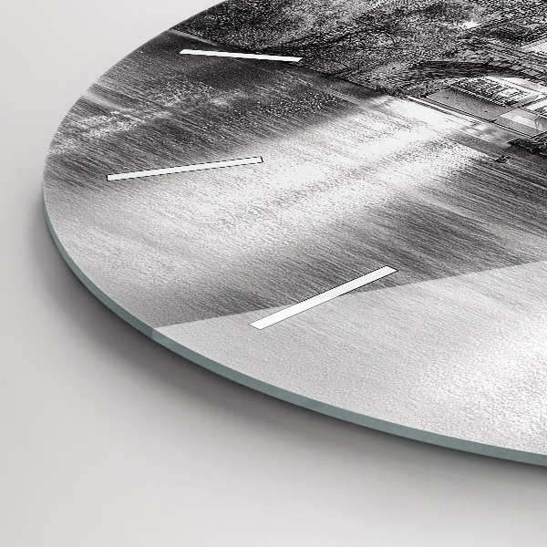 Okrúhle hodiny Karlov most v Prahe