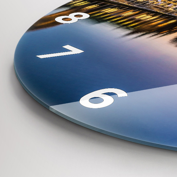 Okrúhle hodiny Hamburgská radnica