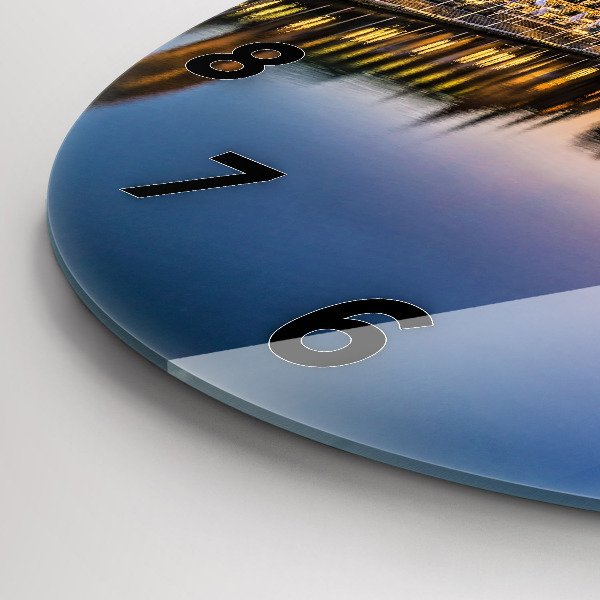 Okrúhle hodiny Hamburgská radnica