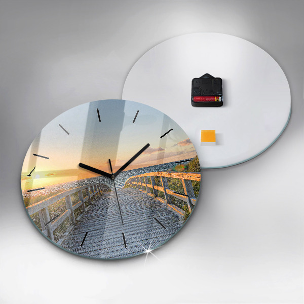 Okrúhle hodiny Plážová dovolenka