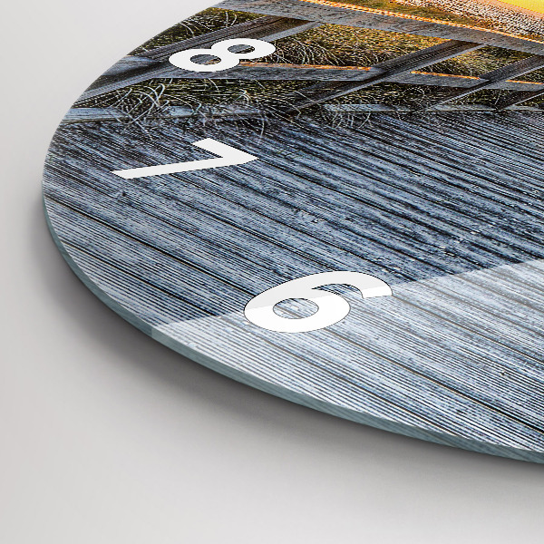 Okrúhle hodiny Plážová dovolenka