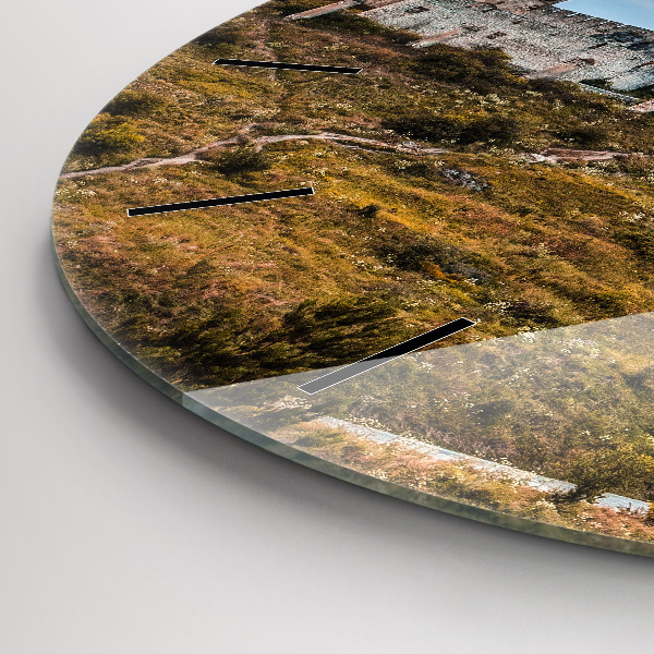 Okrúhle hodiny Spišský hrad na Slovensku