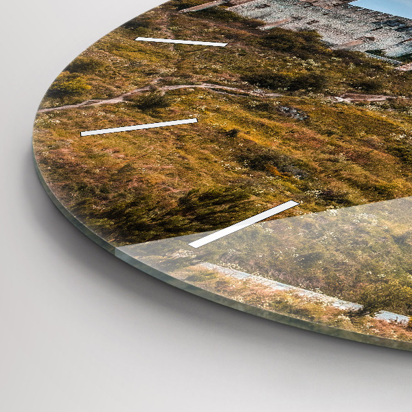 Okrúhle hodiny Spišský hrad na Slovensku