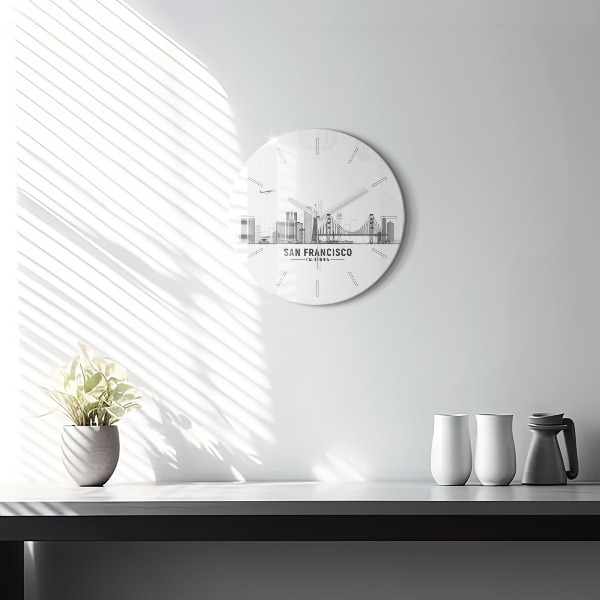 Okrúhle hodiny Panoráma San Francisca