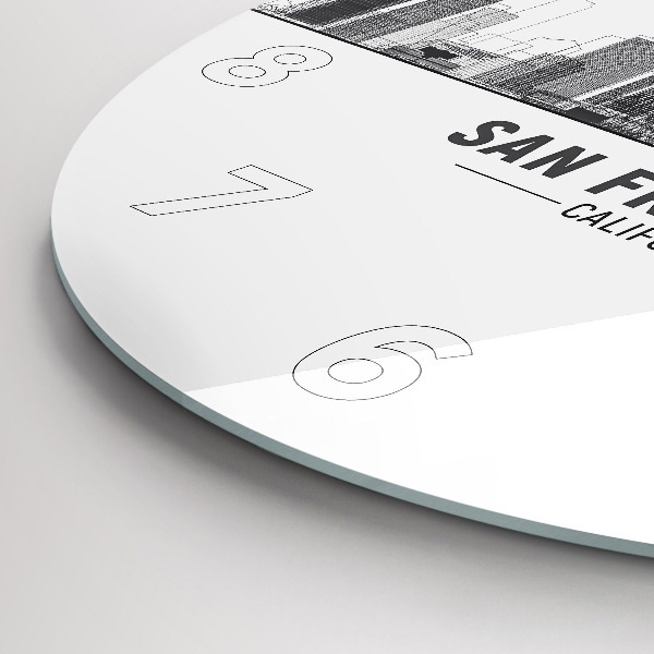 Okrúhle hodiny Panoráma San Francisca