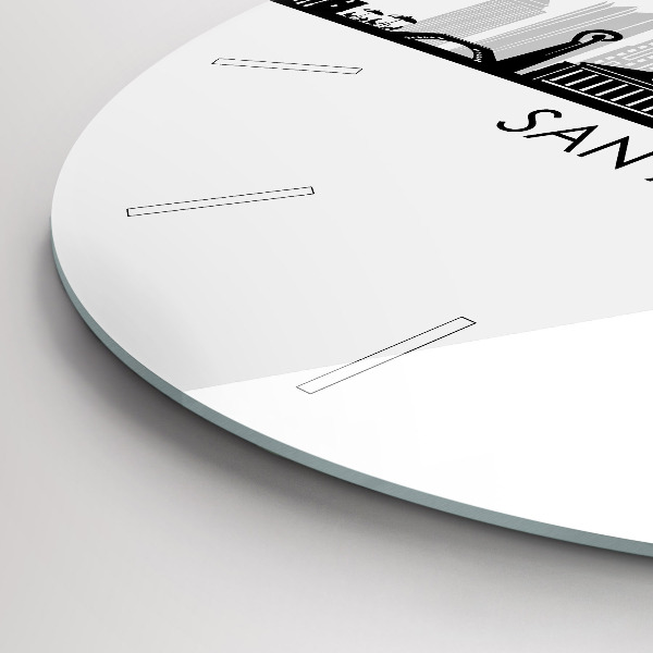 Okrúhle hodiny Mesto San Antonio v Texase