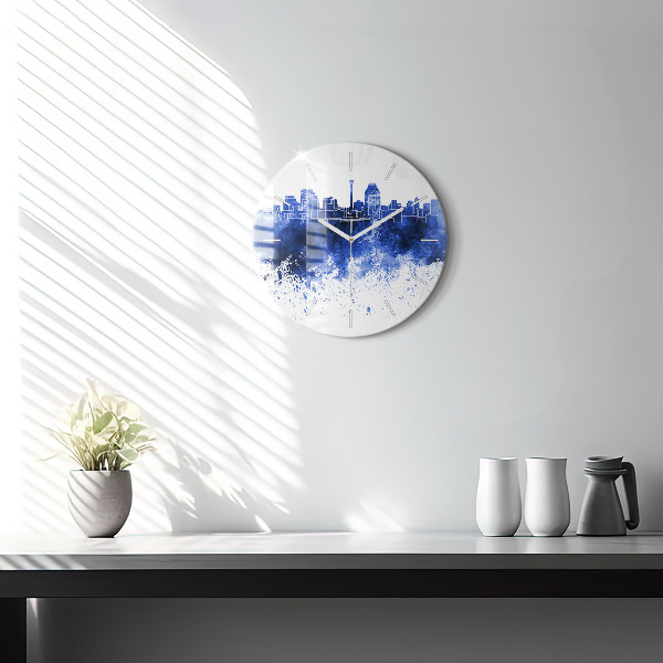 Okrúhle hodiny Akvarely San Antonio