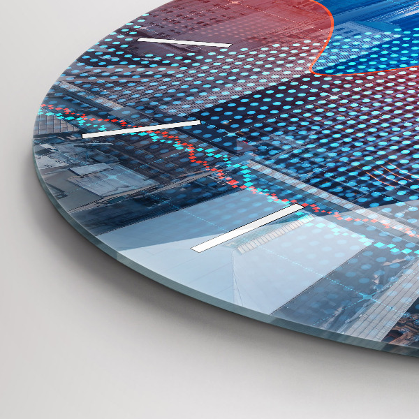 Okrúhle hodiny Mrakodrapy vo Philadelphii