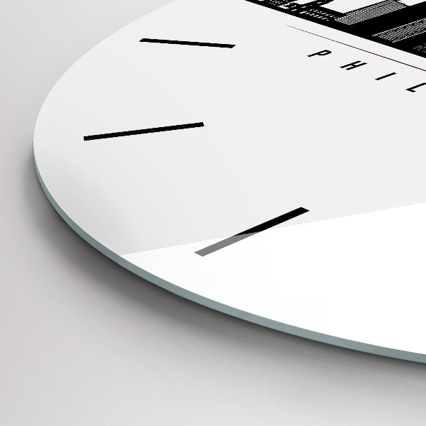 Okrúhle hodiny Ilustrácia z Philadelphie