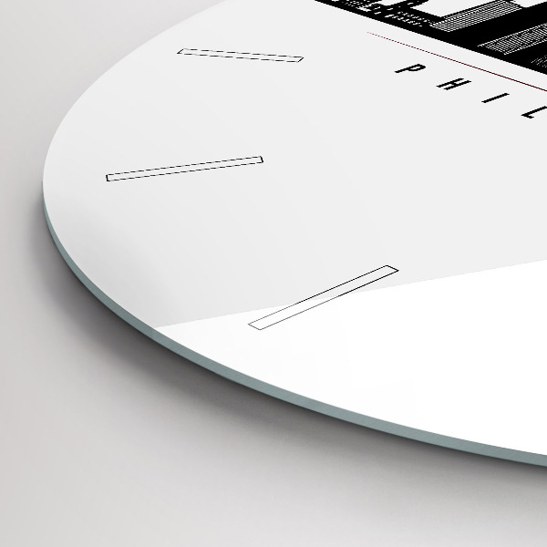 Okrúhle hodiny Ilustrácia z Philadelphie