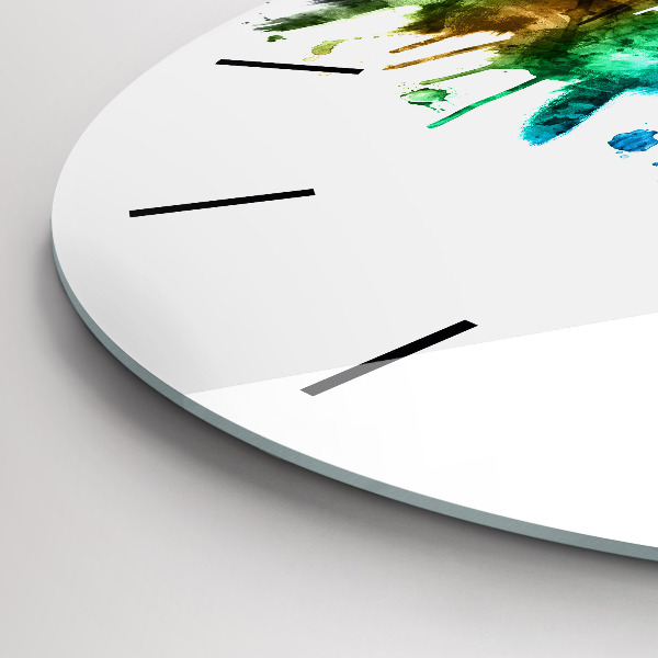 Okrúhle hodiny Farebná Philadelphia