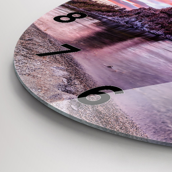 Okrúhle hodiny Kalifornský východ slnka