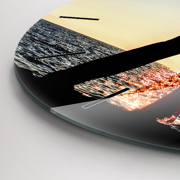 Okrúhle hodiny Španielsky tanec na mori