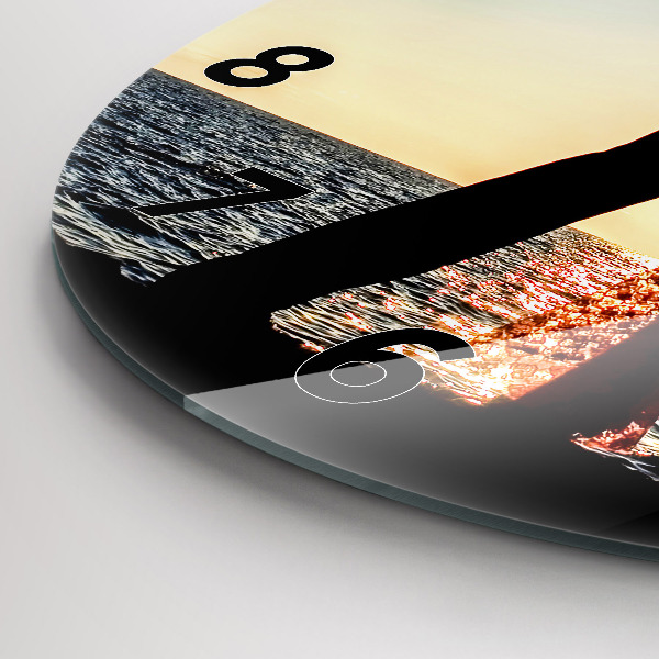 Okrúhle hodiny Španielsky tanec na mori