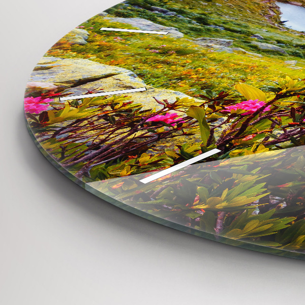 Okrúhle hodiny Ľadovec Mont Blanc Chamonix