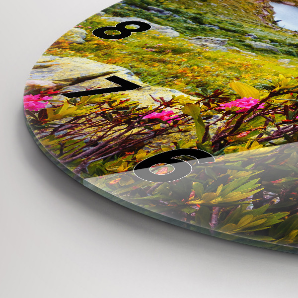 Okrúhle hodiny Ľadovec Mont Blanc Chamonix