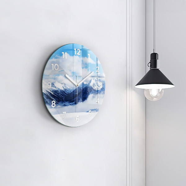 Okrúhle hodiny Horská panoráma