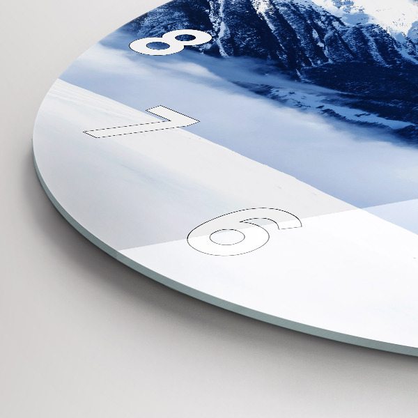 Okrúhle hodiny Horská panoráma