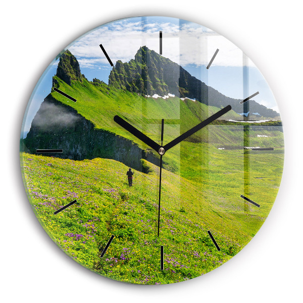 Okrúhle hodiny Islandská rezervácia Hornstrandir