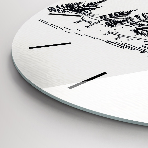 Okrúhle hodiny Kreslené mesto