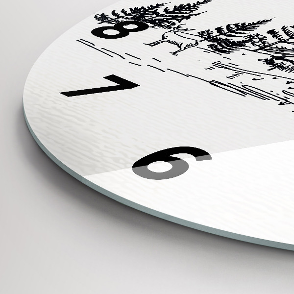 Okrúhle hodiny Kreslené mesto