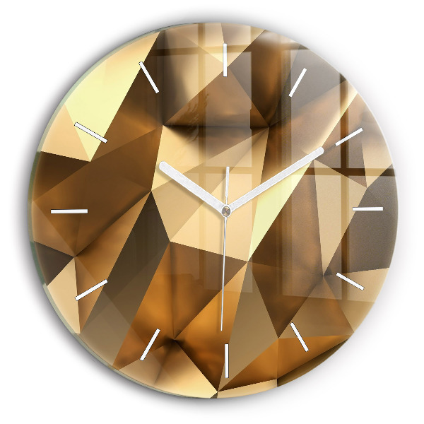 Okrúhle hodiny Geometrická textúra