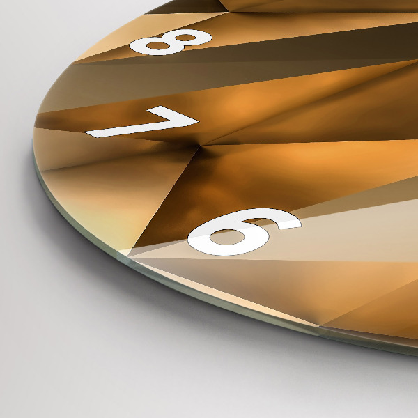 Okrúhle hodiny Geometrická textúra