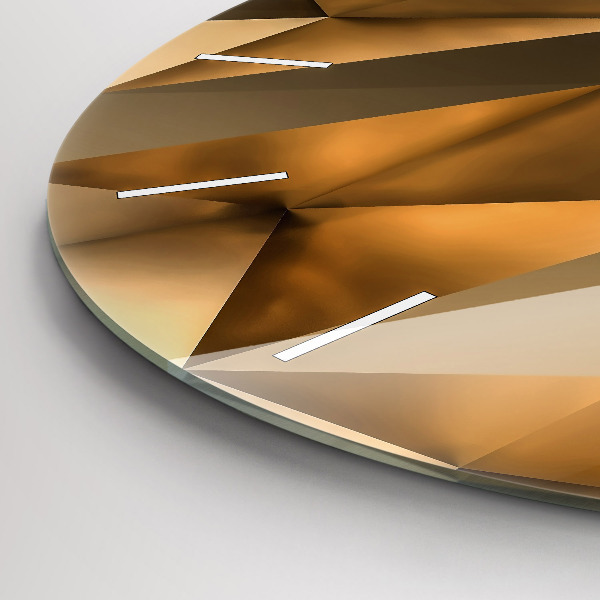 Okrúhle hodiny Geometrická textúra