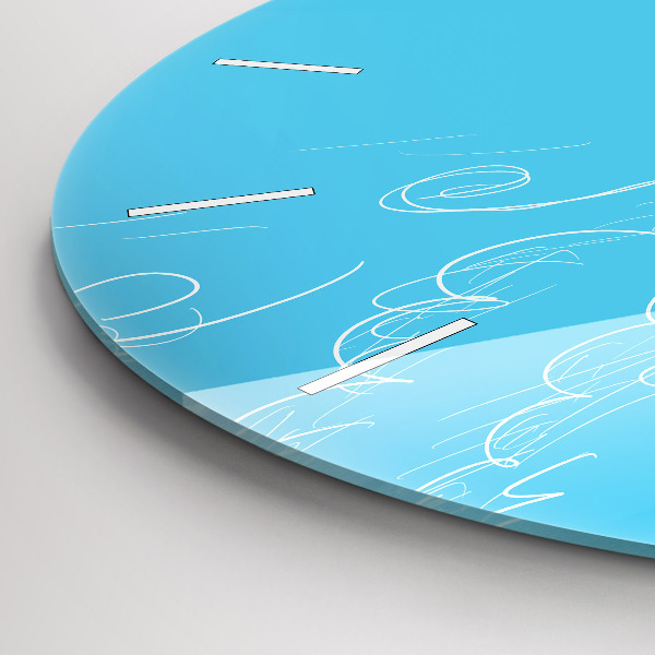 Okrúhle hodiny Nákres žiarovky